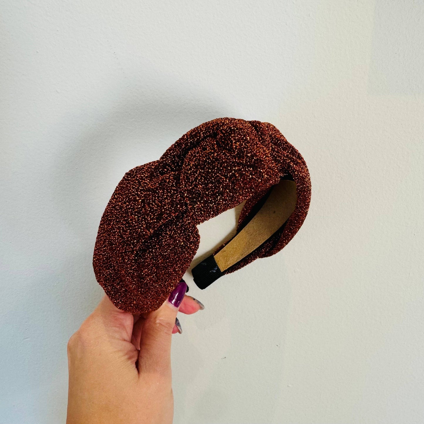 Knoop Haarband Glitter - meerdere varianten