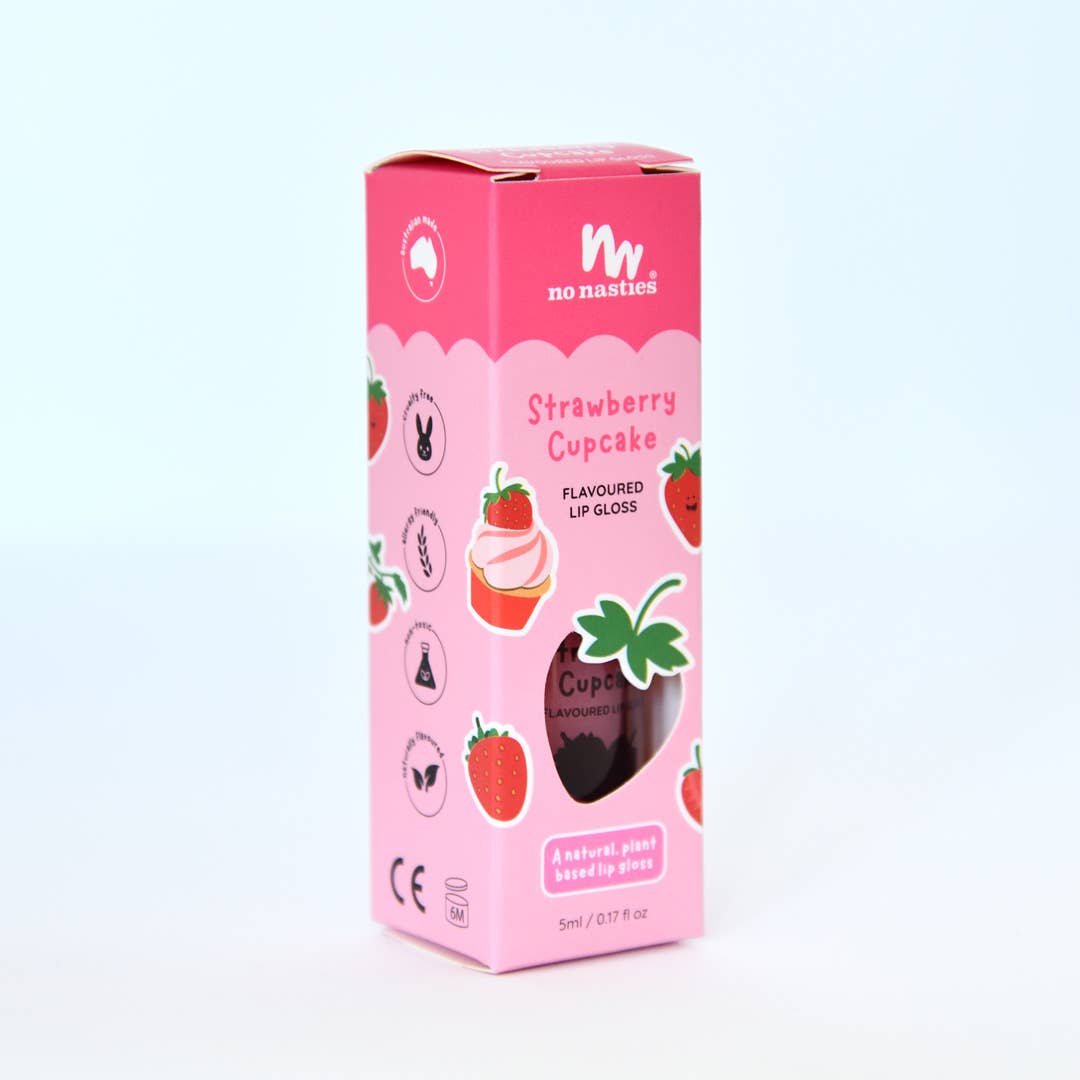 Natural Lipgloss Wands voor kinderen - meerdere smaken beschikbaar