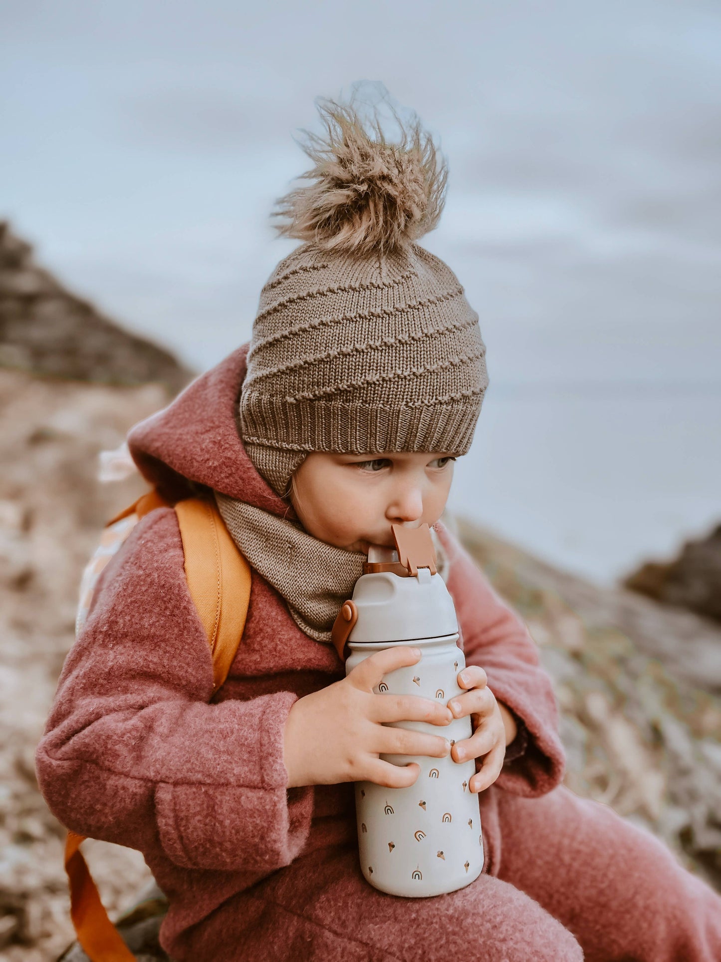 Insulated Stainless Steel Kids Bottle Rainbow