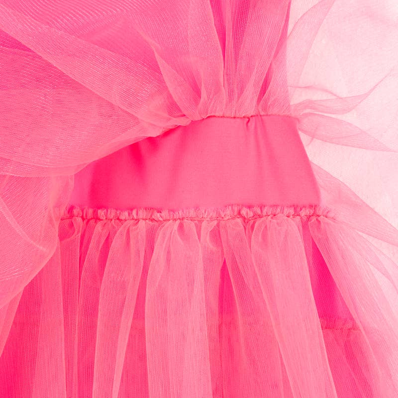 Neonroze tutu-jurk