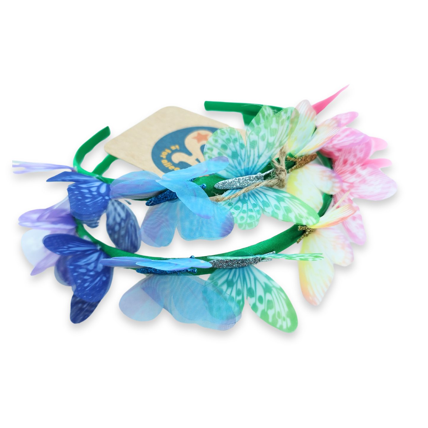 Rainbow Butterfly hoofdband