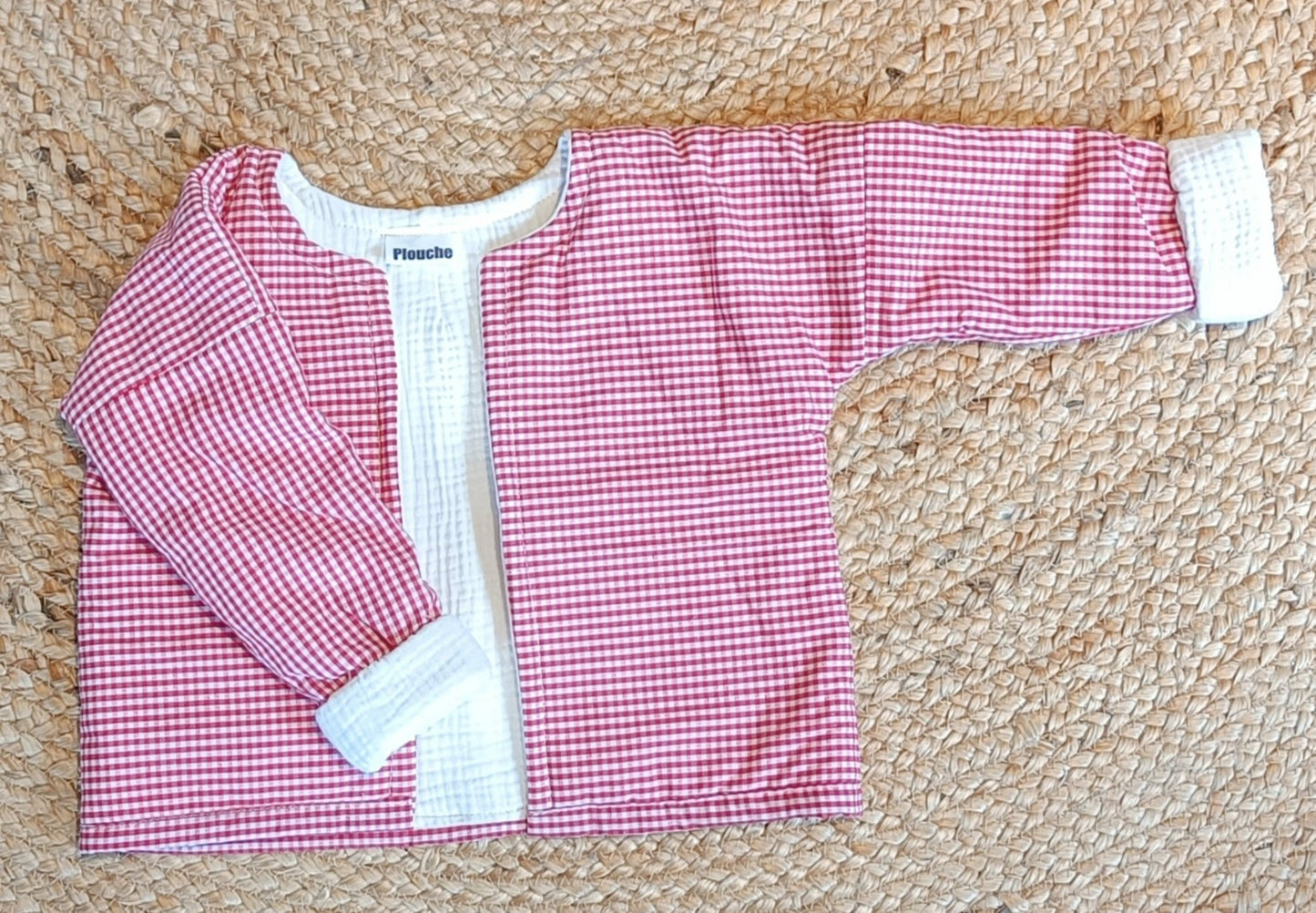Jacket 1 year - gingham red