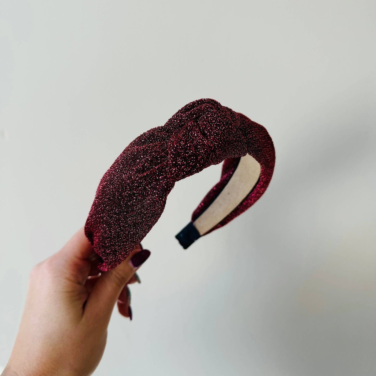 Knoop Haarband Glitter - meerdere varianten