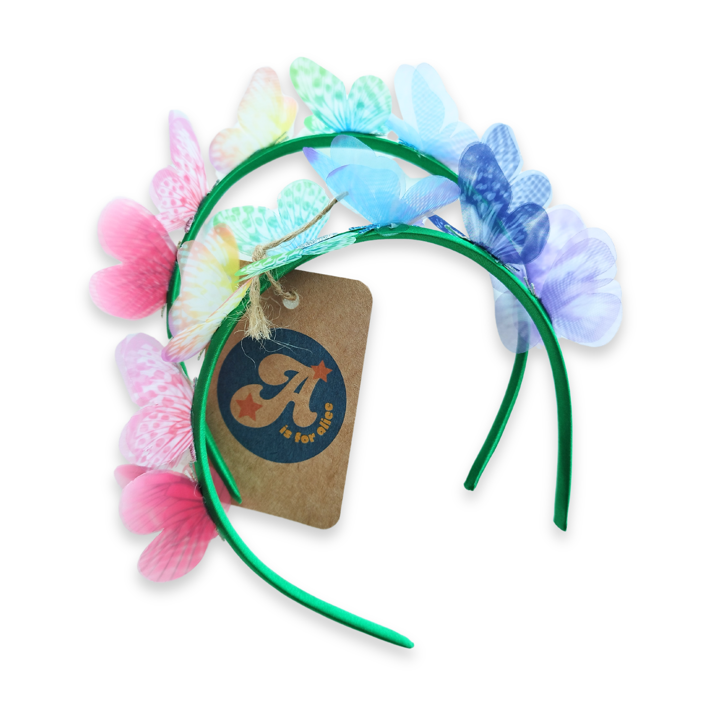 Rainbow Butterfly hoofdband