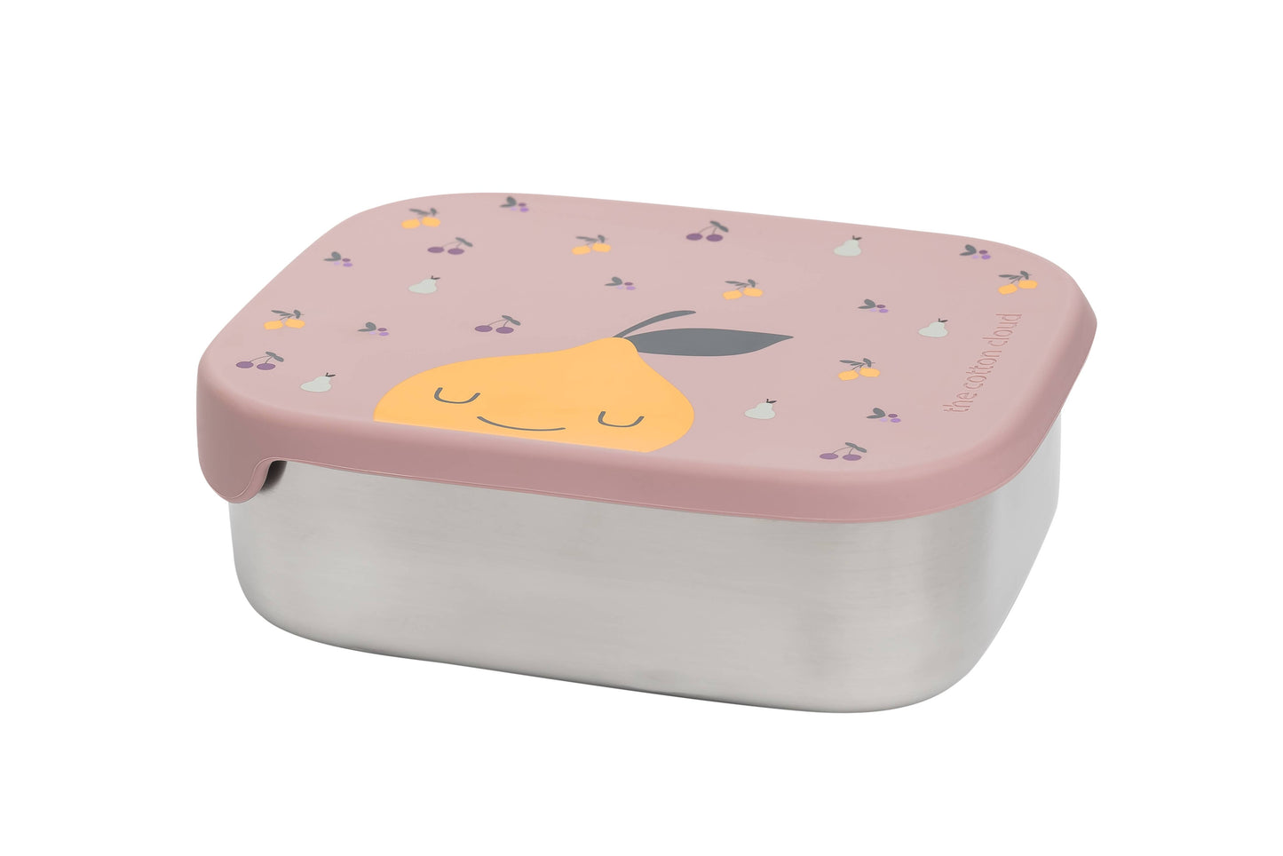 ROESTVRIJSTALEN LUNCHBOX met vakken voor KINDEREN Fruity