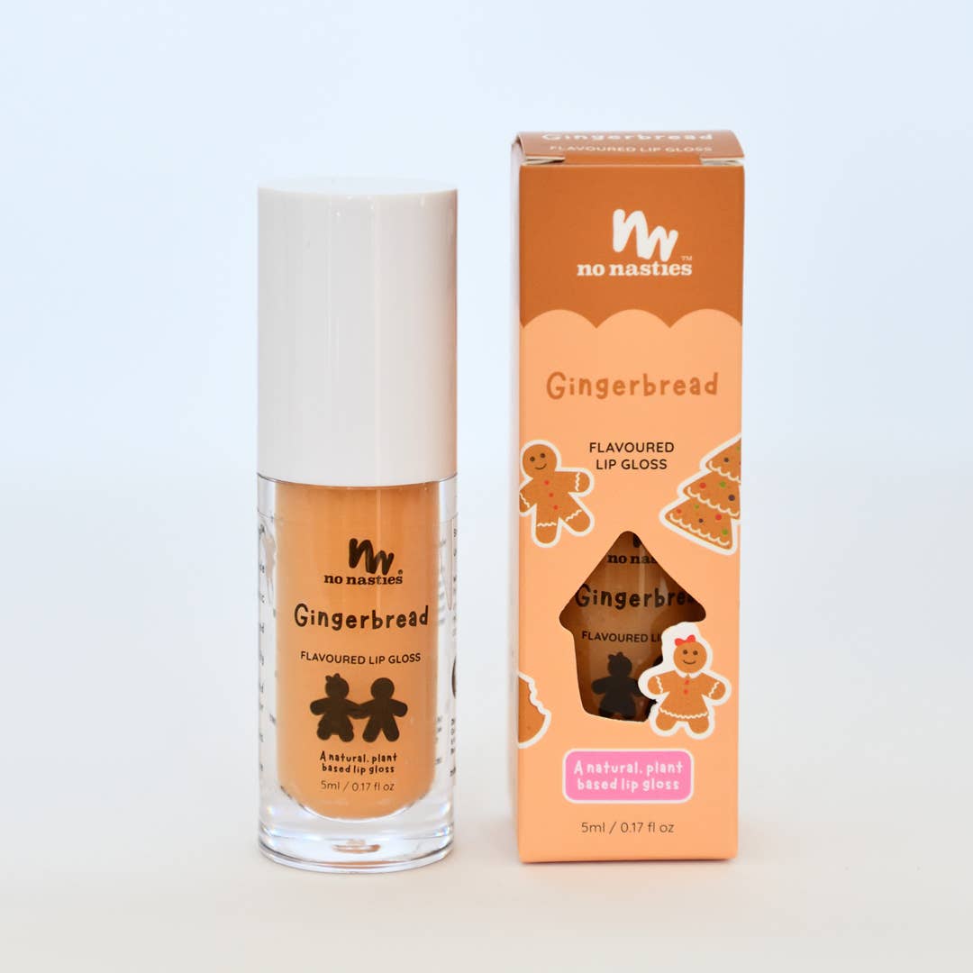 Gingerbread Natural Lipgloss voor kinderen voor Kerstmis
