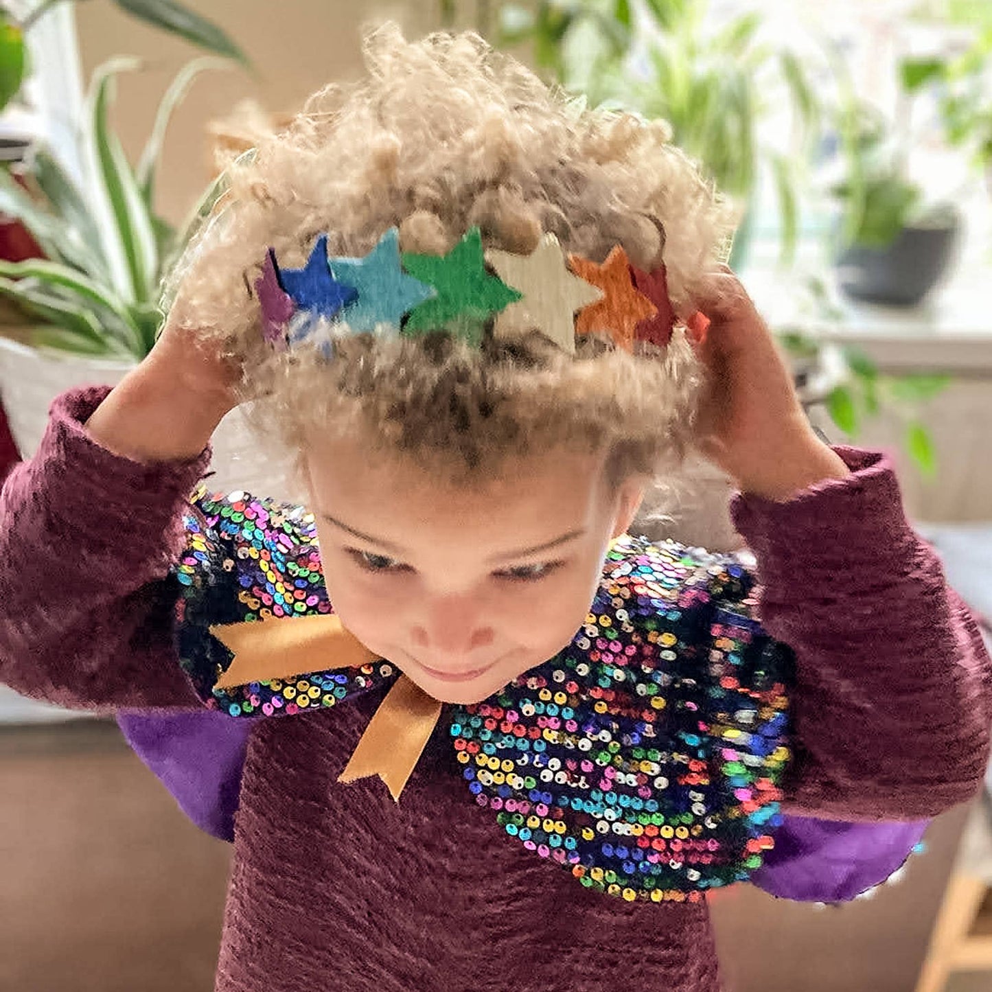 Rainbow Star hoofdband