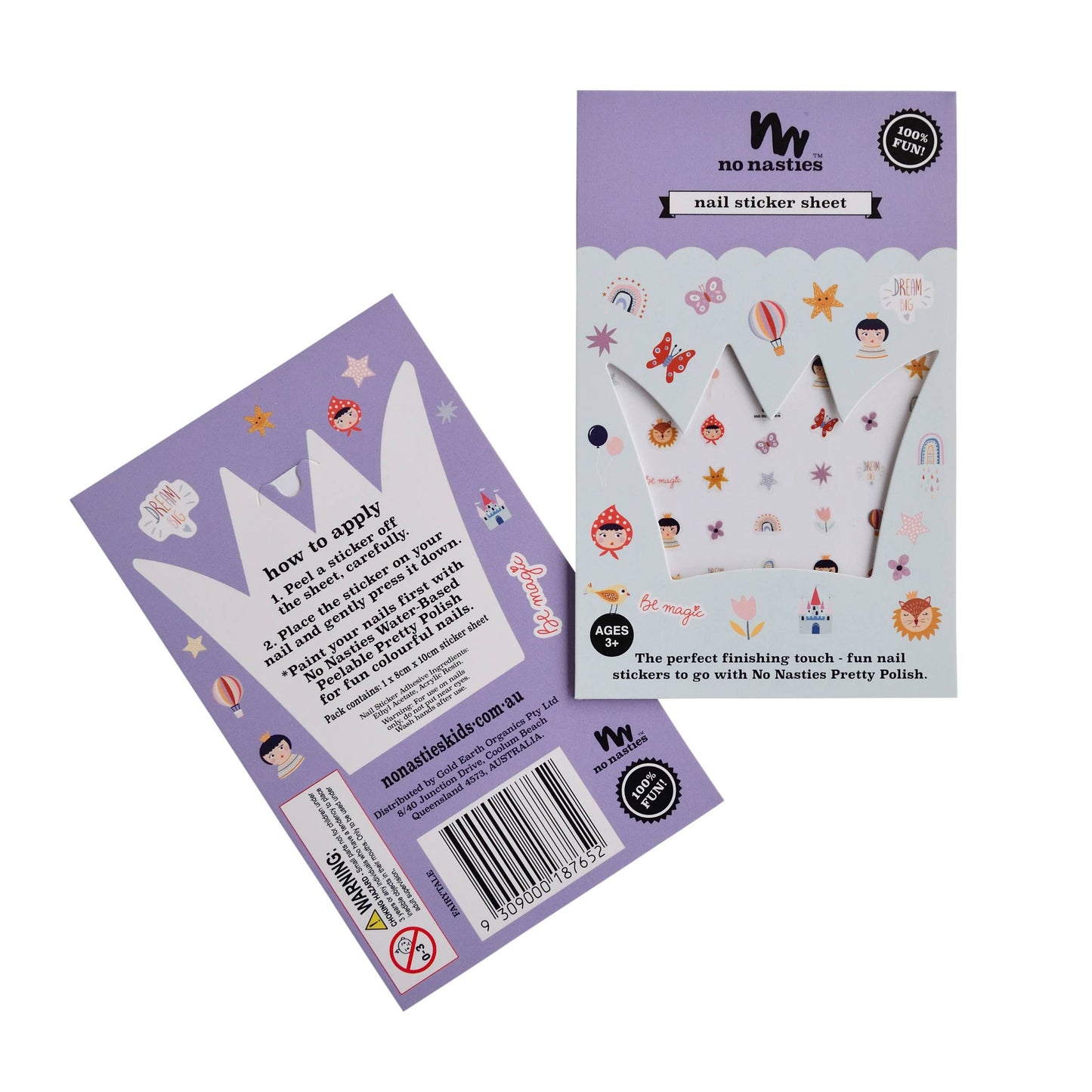 Sprookjesachtige nagelstickers