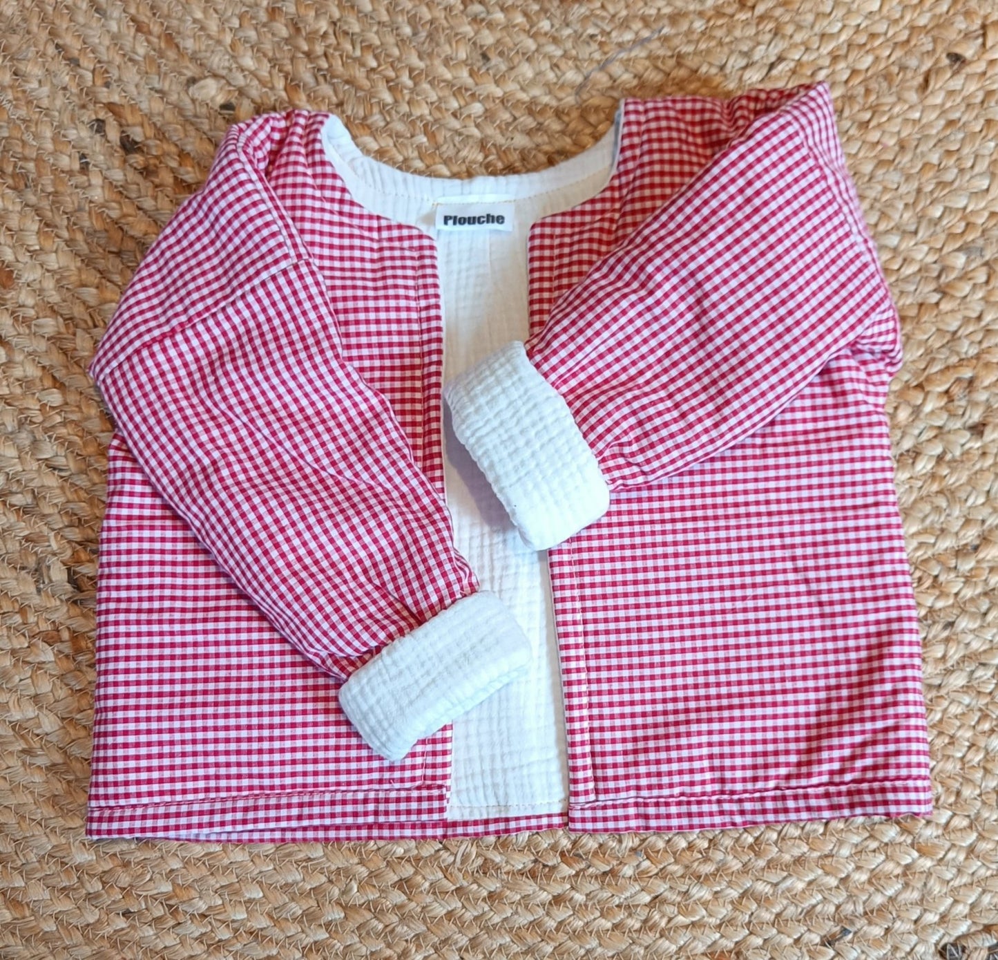Jasje 1 jaar - vichy rood