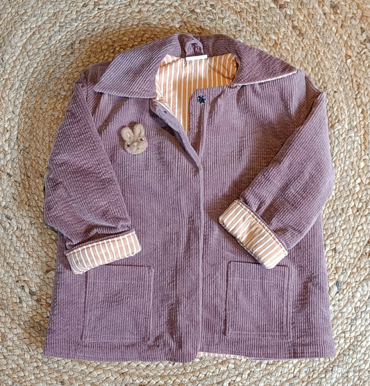 Jasje 4 jaar - taupe met konijntje