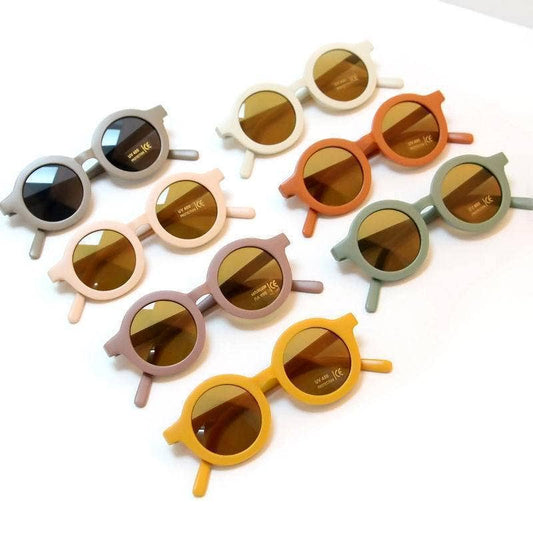 Children's sunglasses - matte round frame