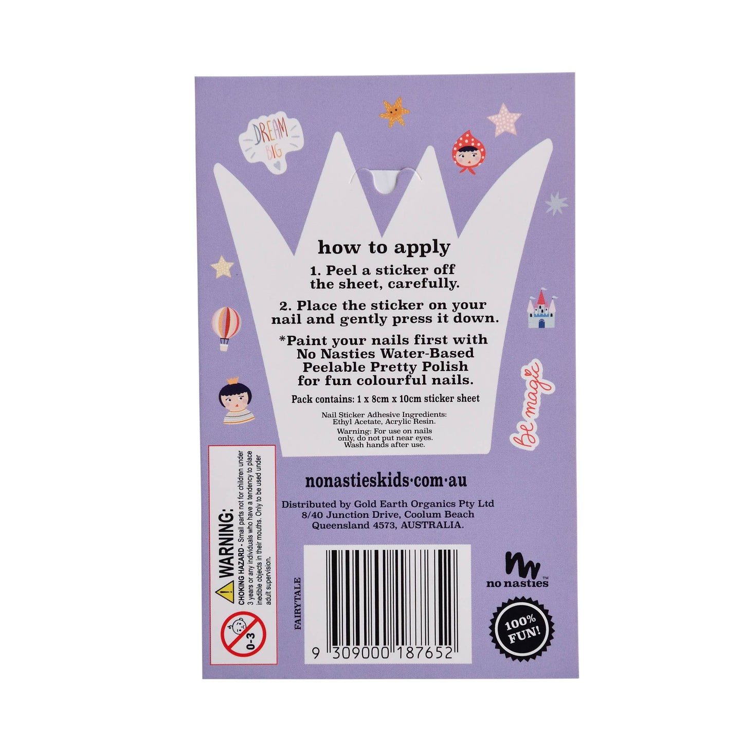 Sprookjesachtige nagelstickers