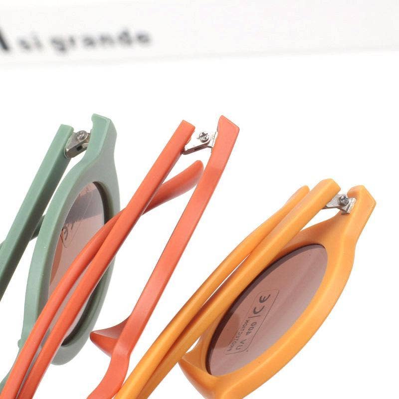 Children's sunglasses - matte round frame