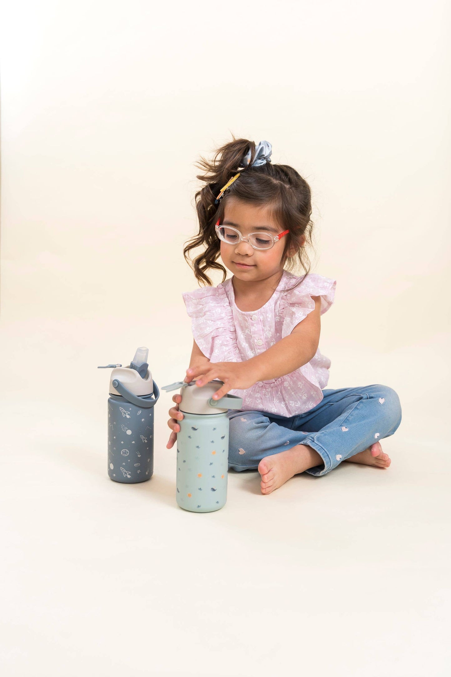 Geïsoleerde roestvrijstalen kinderfles Fruity
