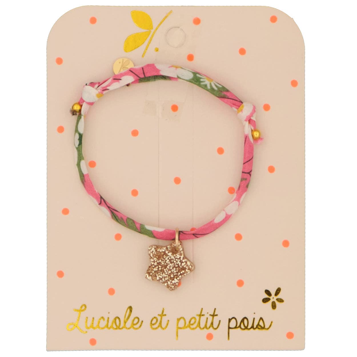 Liberty Betsy pioenarmband (gouden ster)