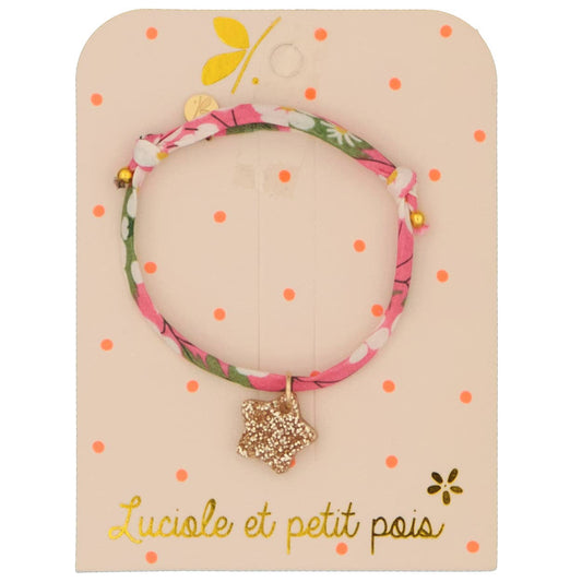 Liberty Betsy pioenarmband (gouden ster)